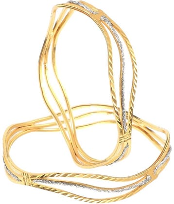 Jewar Mandi - Gold Kada Set ( Pack of 1 )