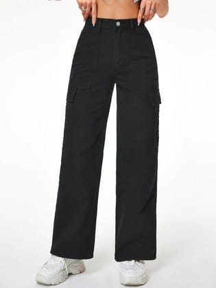 Bellbum Ladies Cargo Jeans Black Denim-24