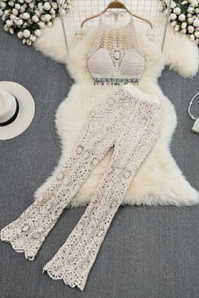 Beach Bliss Set-Beige / XXS