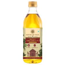 HOUSE OF VEDA ORGANIC GROUNDNUT OIL 1LITRE