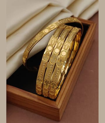 Shivay Fashion Gold Bangle Set ( Pack of 2 )