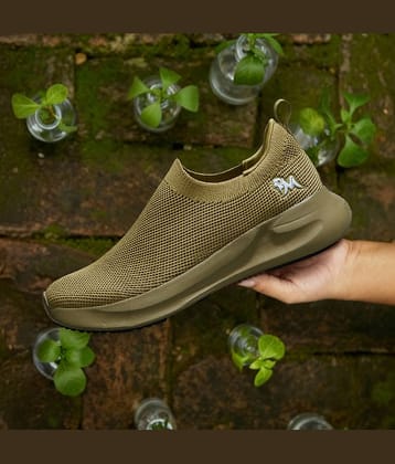 Neemans Olive Men's Slip-on Shoes