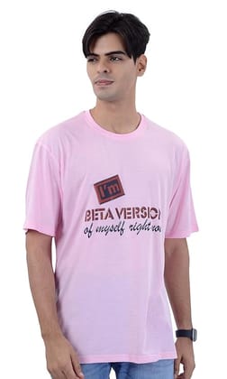 Miller Johnson Mens Cotton Oversized Graphic Print T-Shirt