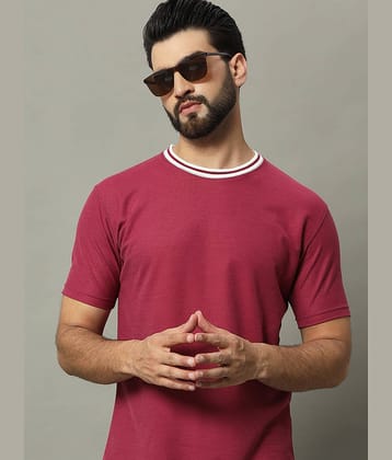 GET GOLF Pack of 1 Cotton Blend Regular Fit Men's T-Shirt ( Black )