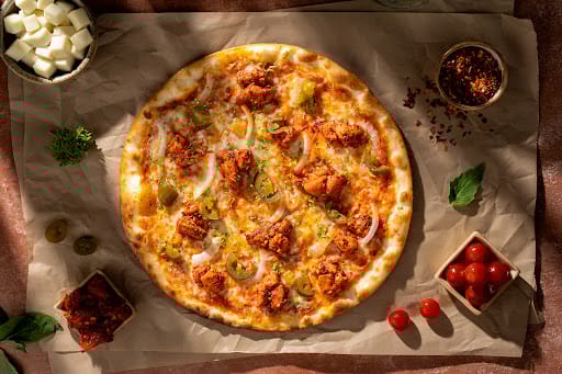 Indian Chicken Tikka Pizza