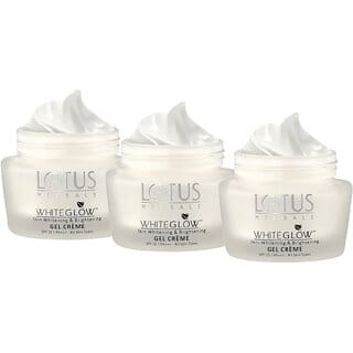 Lotus Herbals Whiteglow Skin Whitening Brightening Gel Creme Spf 25  75G   (Pack Of 3)