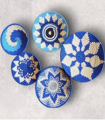 Earth Essence Sabai Grass Wall Plate Combo Set