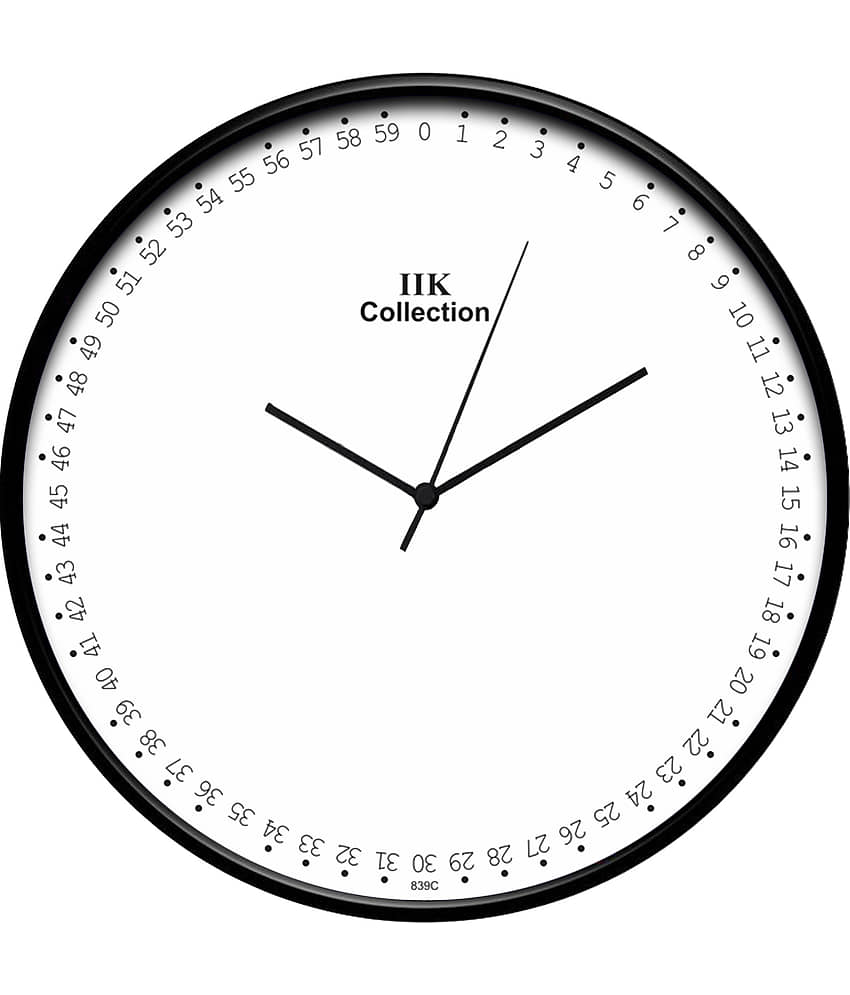 IIK COLLECTION - Circular Analog Wall Clock