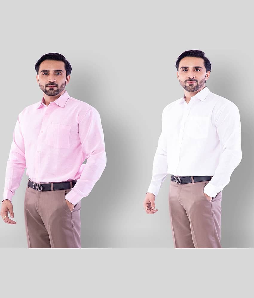 DESHBANDHU DBK - Multicolor Cotton Regular Fit Men's Casual Shirt ( Pack of 2 )