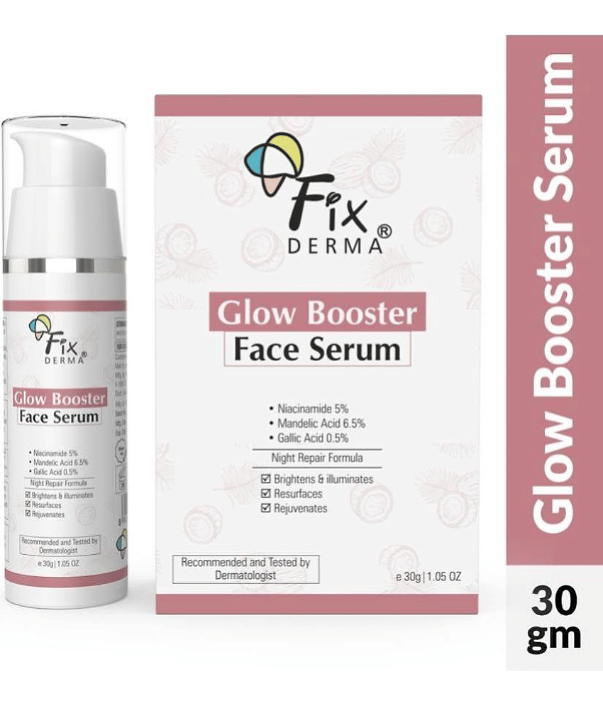 Fixderma 5% Niacinamide Serum, Glow Booster for Skin Brightening Men & Women 30g, (Pack of 1)