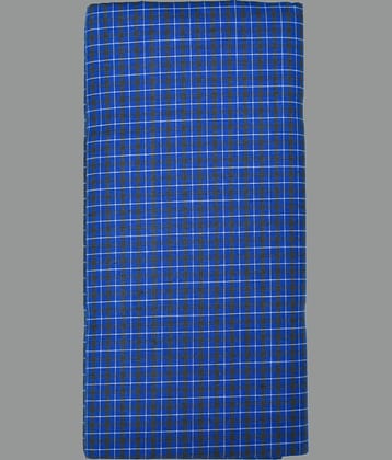 Shyam Handloom Cotton Men's Lungi Blue ( Pack of 1 )