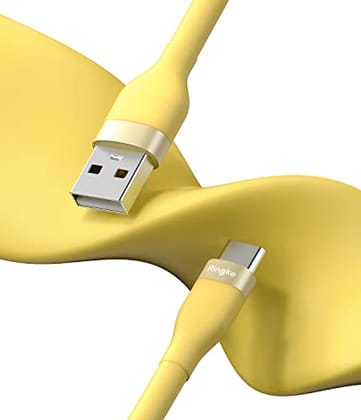Ringke Fast Charging Pastel Cable USB Type-A to Type C -  (2m)-Yellow