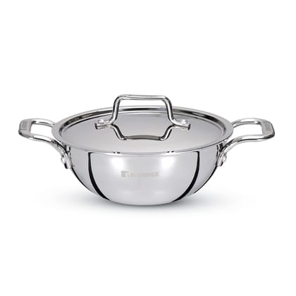 Bergner TriPro Tri-Ply Stainless Steel Kadai-3.1L