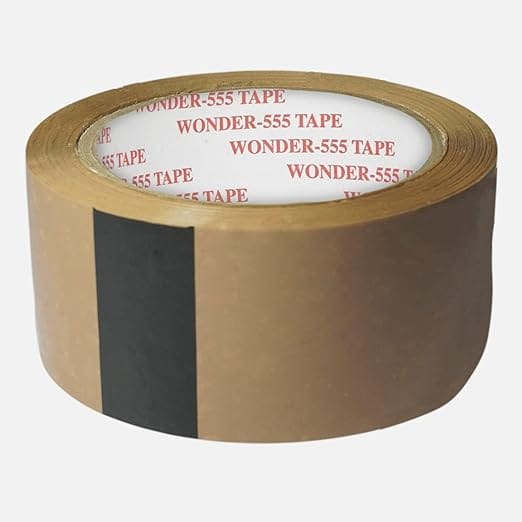 ADISON Brown Duct Tape, 38 Micron, 50 Metre Rolls, Pack of 2, High Bond Adhesive Tape, 2 INCHES WIDTH (60 MTR., 2) BEST GLUE BOND TAPE WITH MAX LENGTH AND 2 INCH WIDTH BEST HIGH BOND TAPE PACK OF 2