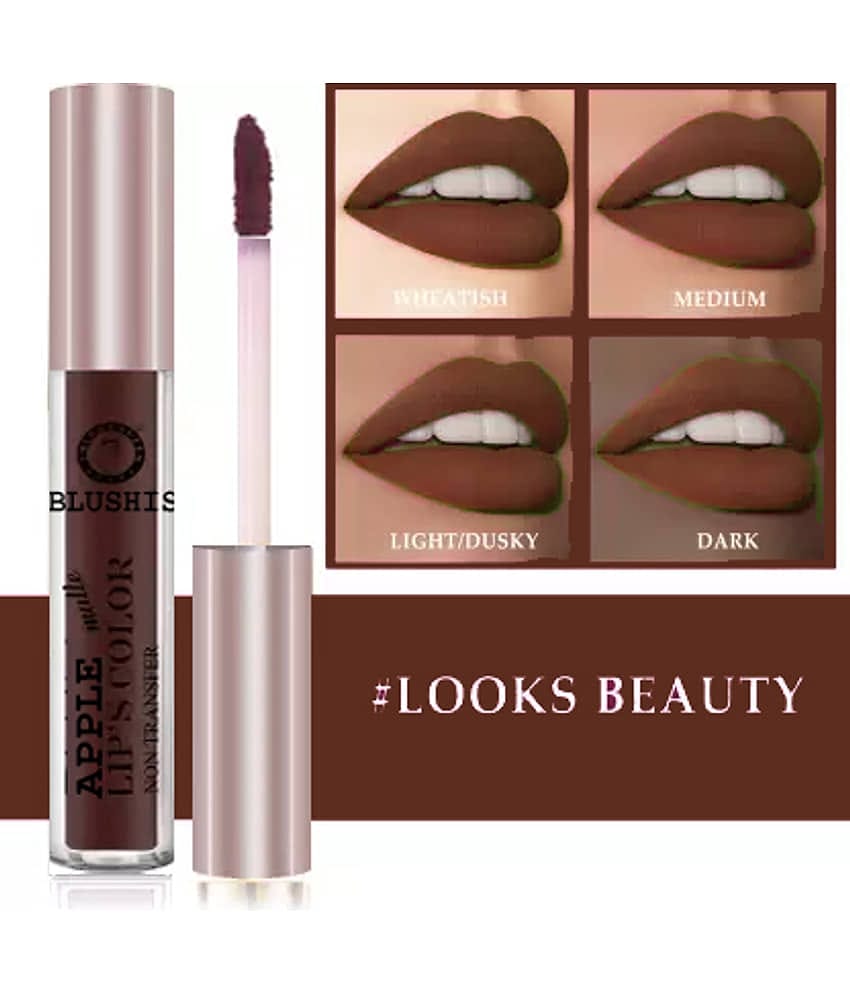 BLUSHIS High Defination Brown Super Matte Hydrating Lipstick