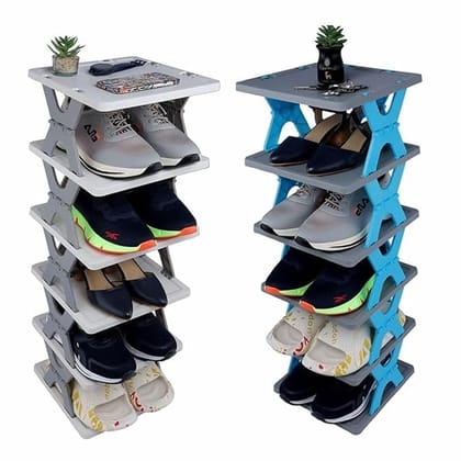 Folding Shoe Rack Space-Saving Multi-Tier Organizer for Shoes, Boots, and Sneakers, Portable and Collapsible Design for Easy Storage, Ideal for Entryway and Closet