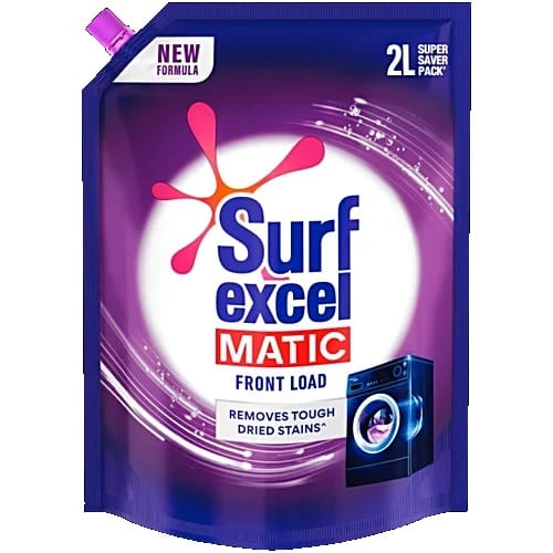 Surf Excel Matic Front Load Liquid Detergent, 2 L Pouch