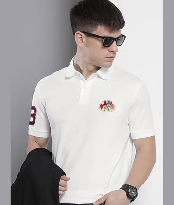 Merriment Pack of 1 Cotton Blend Regular Fit Solid Half Sleeves Men's Polo T Shirt ( Black )