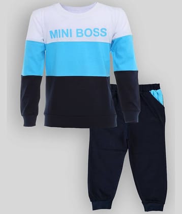 CATCUB Pack of 1 Baby Boys 100% Cotton Shirt & Trouser ( Blue )