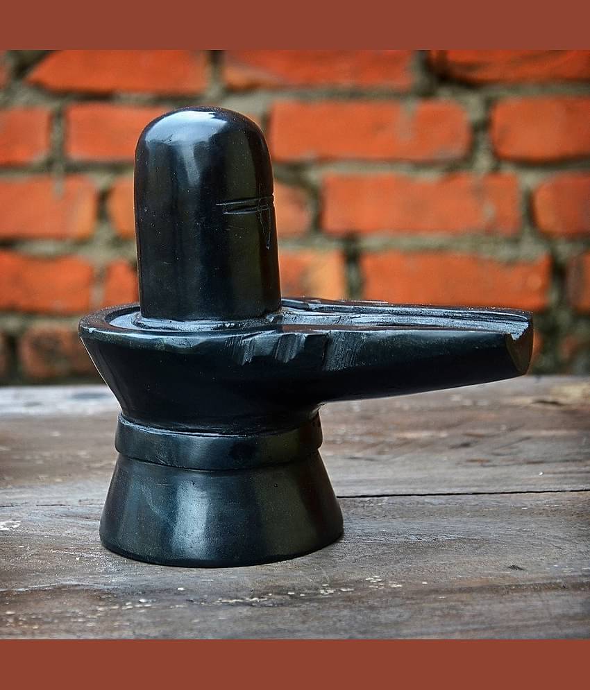 Shri Astha Vinayak Marble Shivling Idol ( 10 cm )