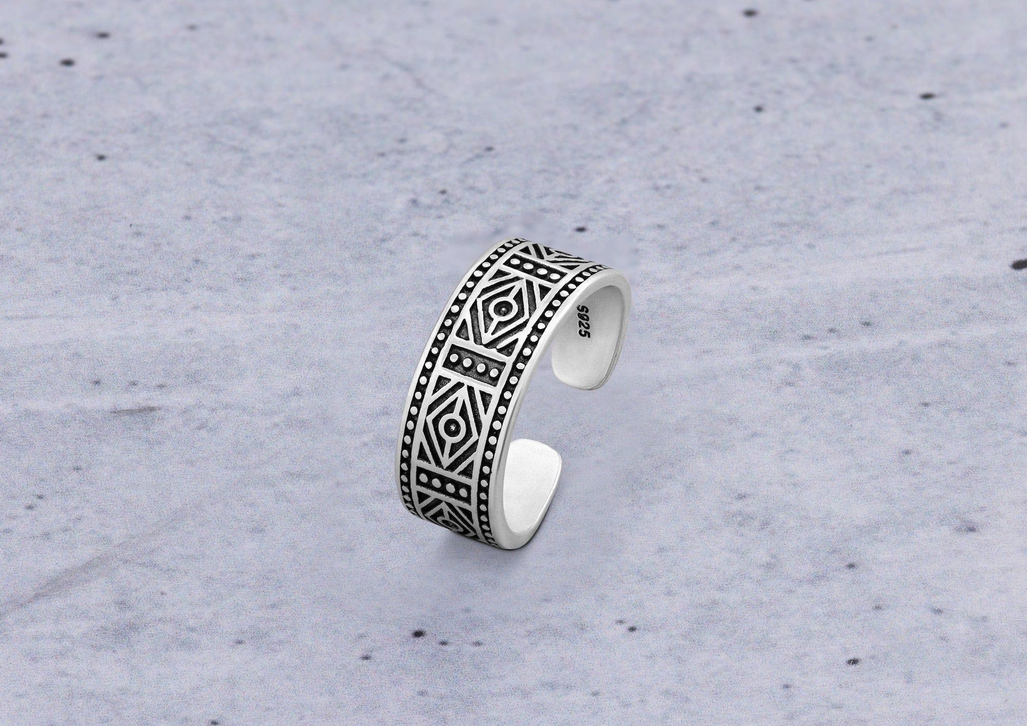 Tribal Carved Ring