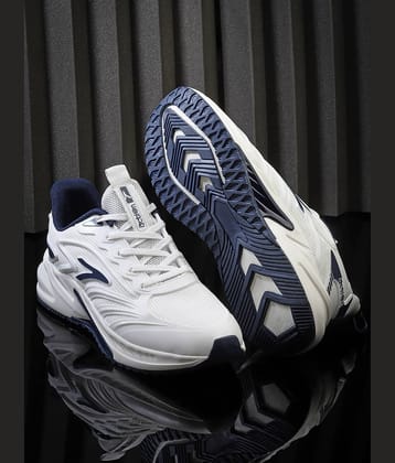 Action White Men's Sports Running Shoes