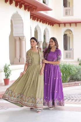 Eligant Designer Gown Koti Outfits Eligant Designer Gown Koti Outfits