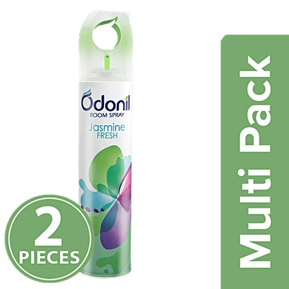Odonil Room Air Freshener Spray - Jasmine Fresh, 2 x 220 ml Multipack