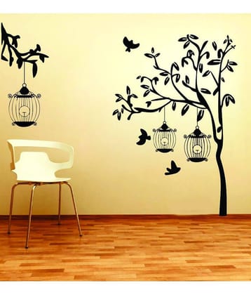 Sticker Studio Wall Sticker Nature ( 77 x 77 cms )