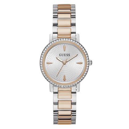 Guess Women 34 mm Silver Dial Analog Watch- U1405L3M-Silver