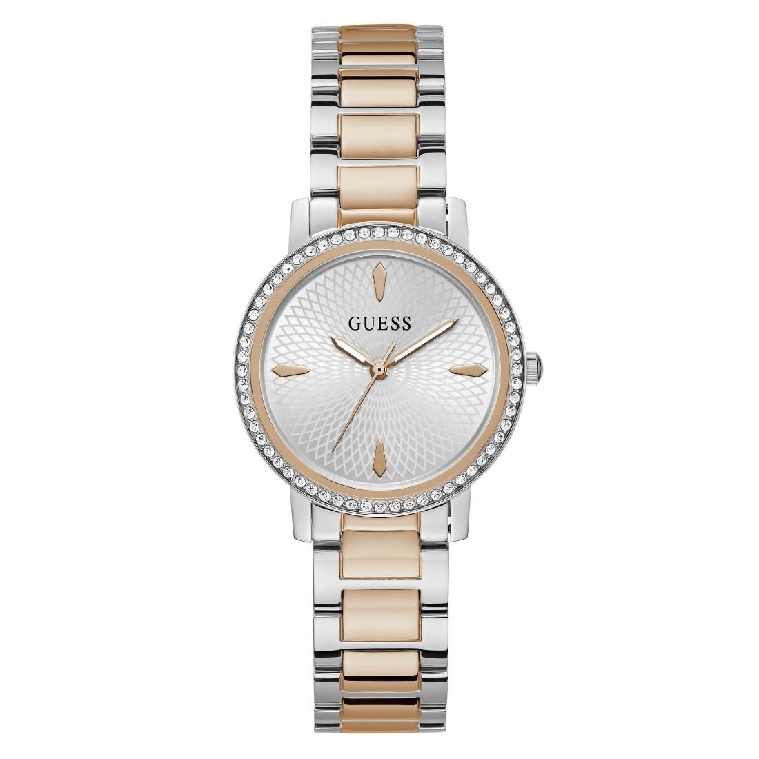 Guess Women 34 mm Silver Dial Analog Watch- U1405L3M-Silver