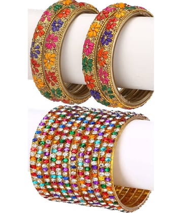 Somil Designer Wedding Fancy Glass Bangle Set For Party, Marriage, Function And Daily Use
