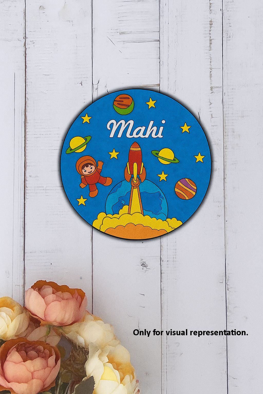 Dbeautify's DIY Rocket Launch Personalized Name Plate
