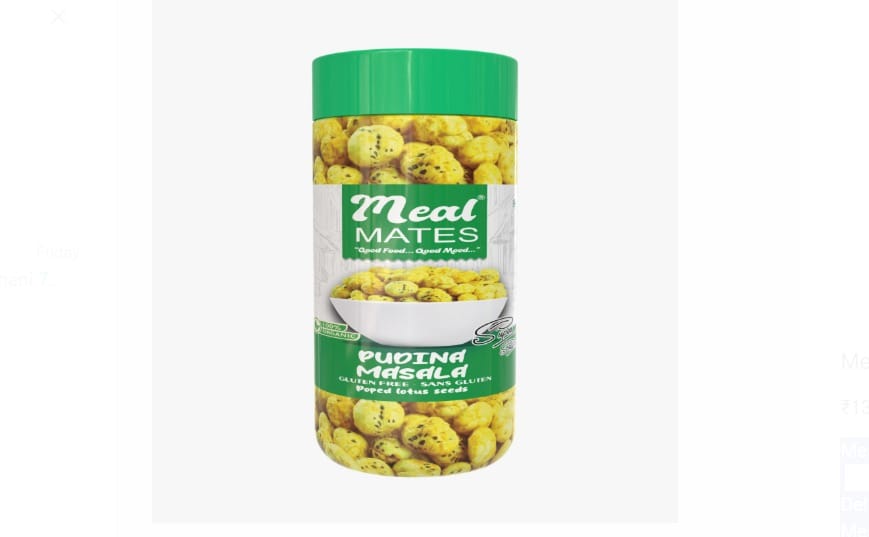 Meal mates pudina masala makhana 45 g