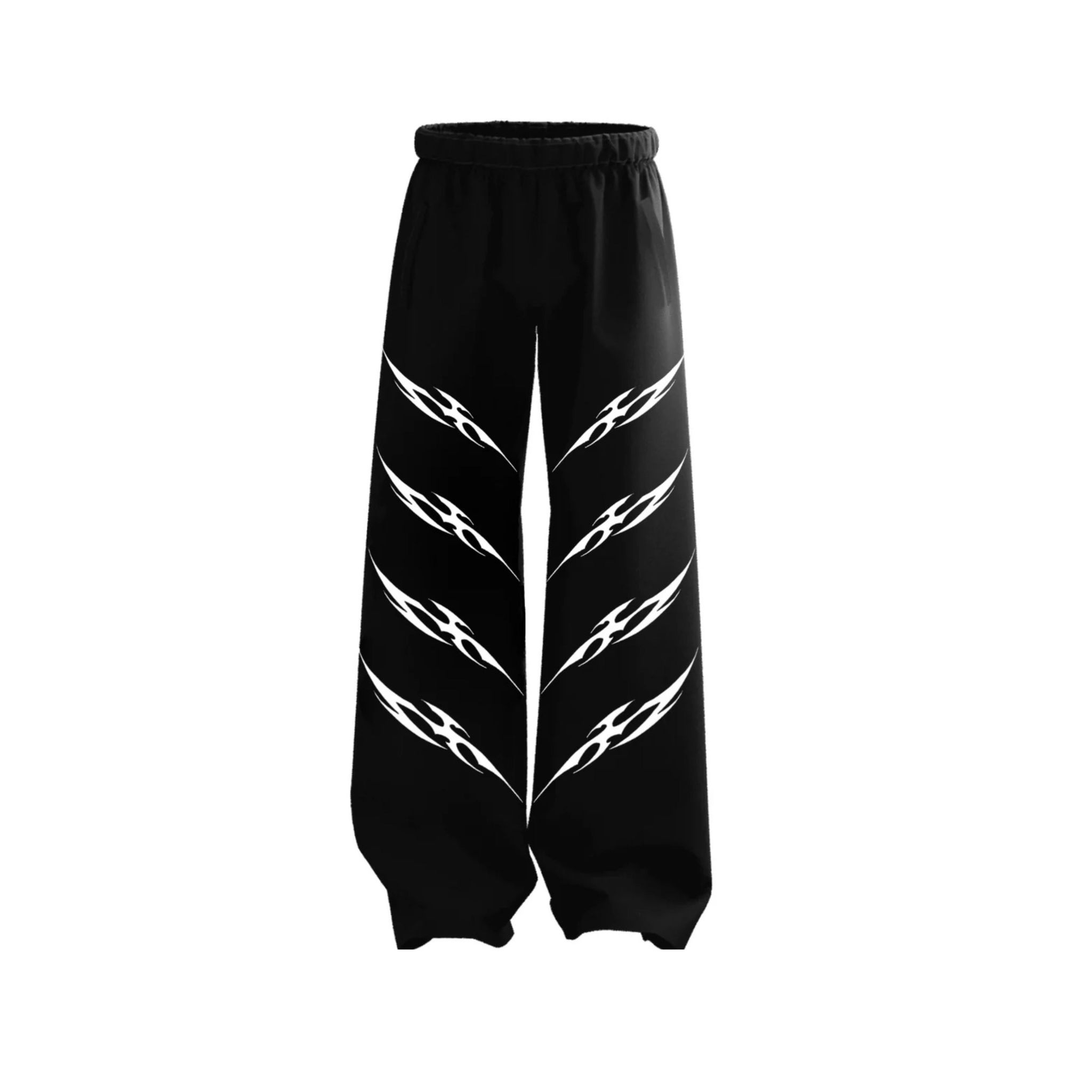 Devil eye baggy pants-S