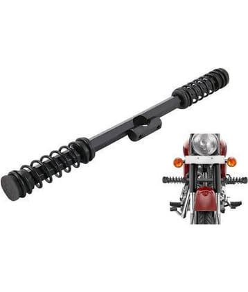 Spring  Rod Safety Guard Black Bike Crash Guard For Royal Enfield Classic , Classic 350cc , 500cc , Electra , Standard