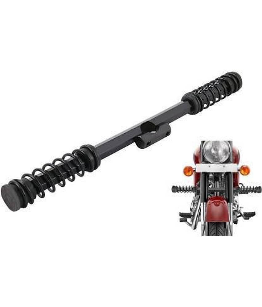 Spring  Rod Safety Guard Black Bike Crash Guard For Royal Enfield Classic , Classic 350cc , 500cc , Electra , Standard