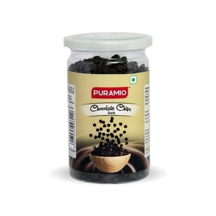 Puramio Chocolate Chips - Dark For (Cake Decoration), 500 gm