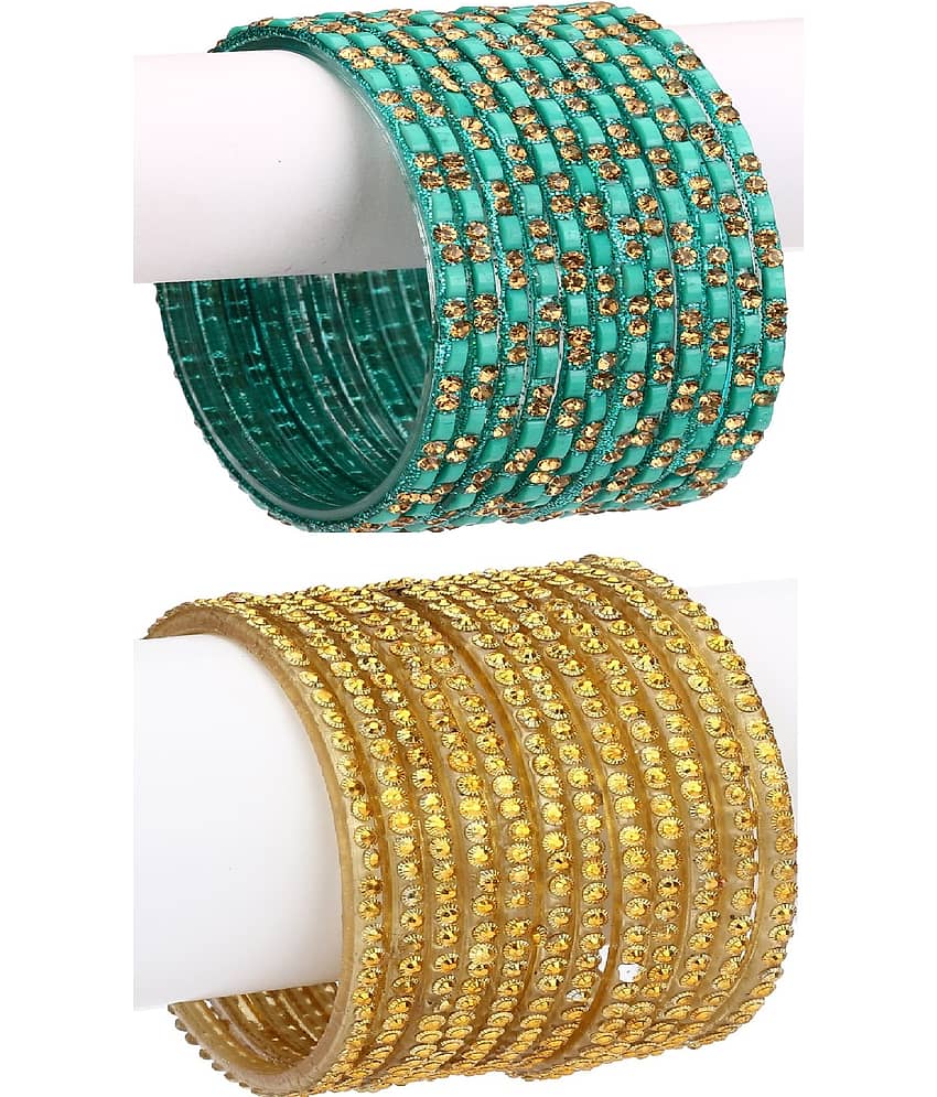 Somil Designer Wedding Fancy Glass Bangle Set For Party, Marriage, Function And Daily Use