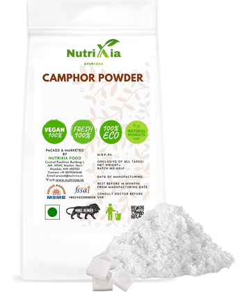 Nutrixia Food Camphor Powder - Kapoor - Kapur  Powder 250 gm