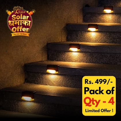 Step Light Warm Light Brown Color (Pack of 4)-Pack Of 4