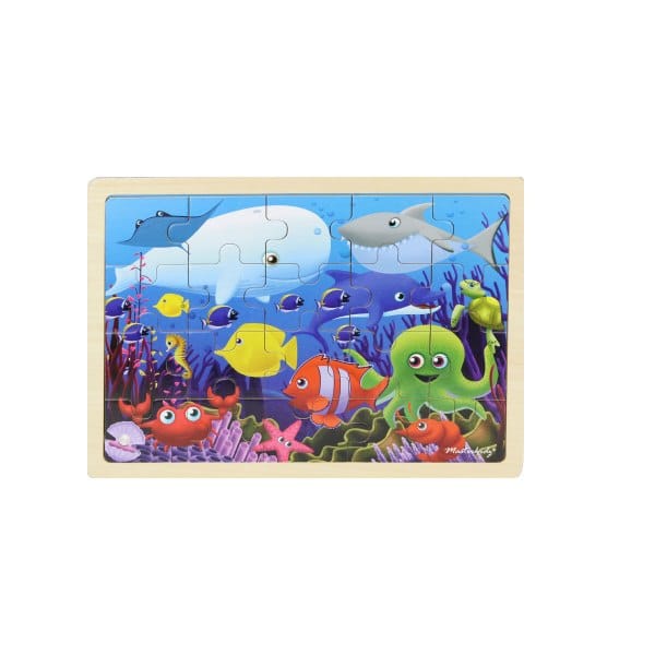 Wooden 4 in one Puzzles Sea Animals