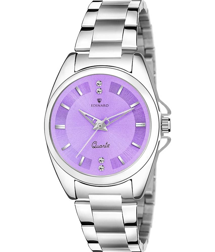 EDINARO Stainless Steel Round Womens Watch