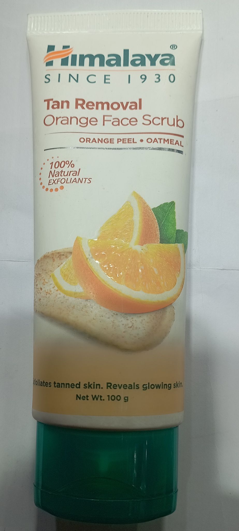 Himalaya tan removal orange face scrub peel oatmeal 100 g
