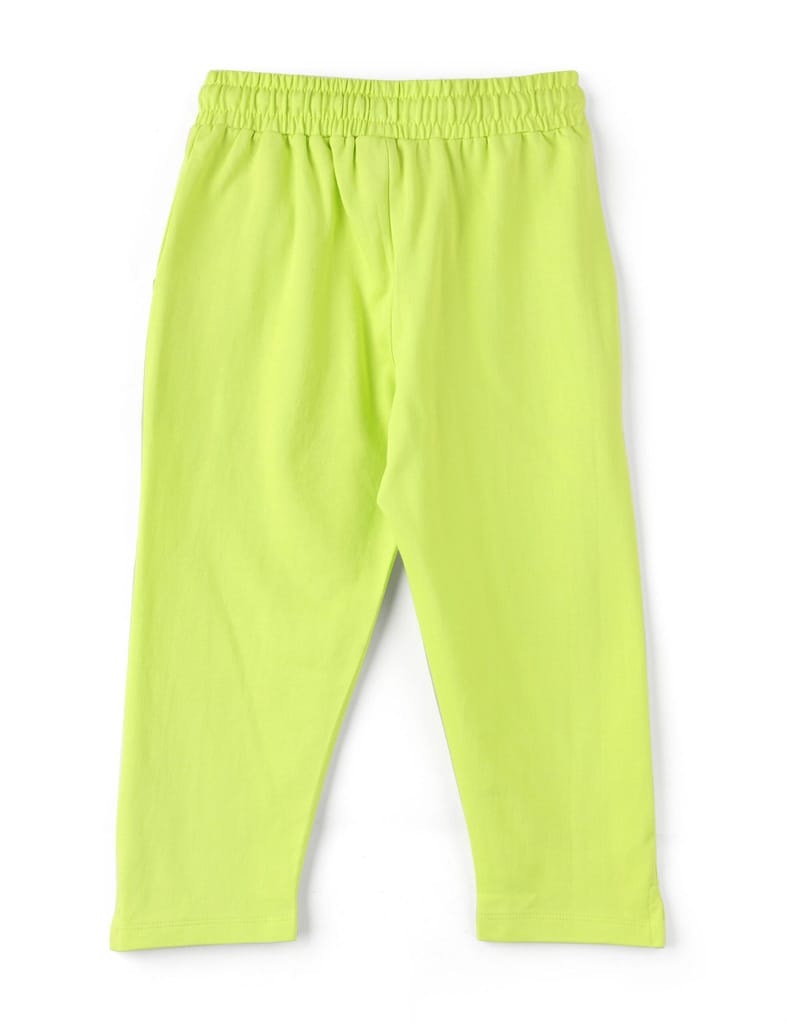 New Kids Girls Capri Pants Cotton French Terry Acid Lime Green Girl vs Wild 2025 at ShopCircuit 
