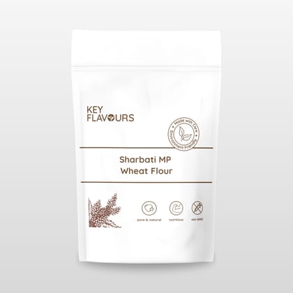Sharbati Wheat Flour (Atta), 1kg | Chemical Free & Pesticides Free