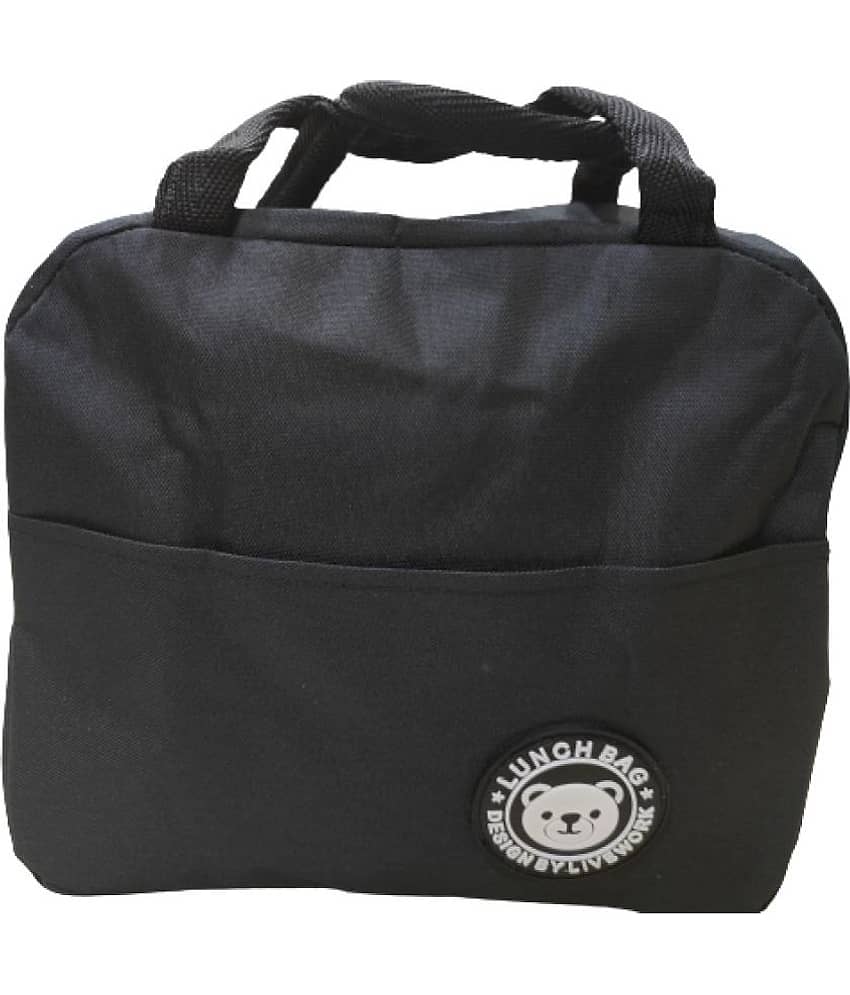YESKART - Black Acrylic Lunch Box ( Pack of 1 )
