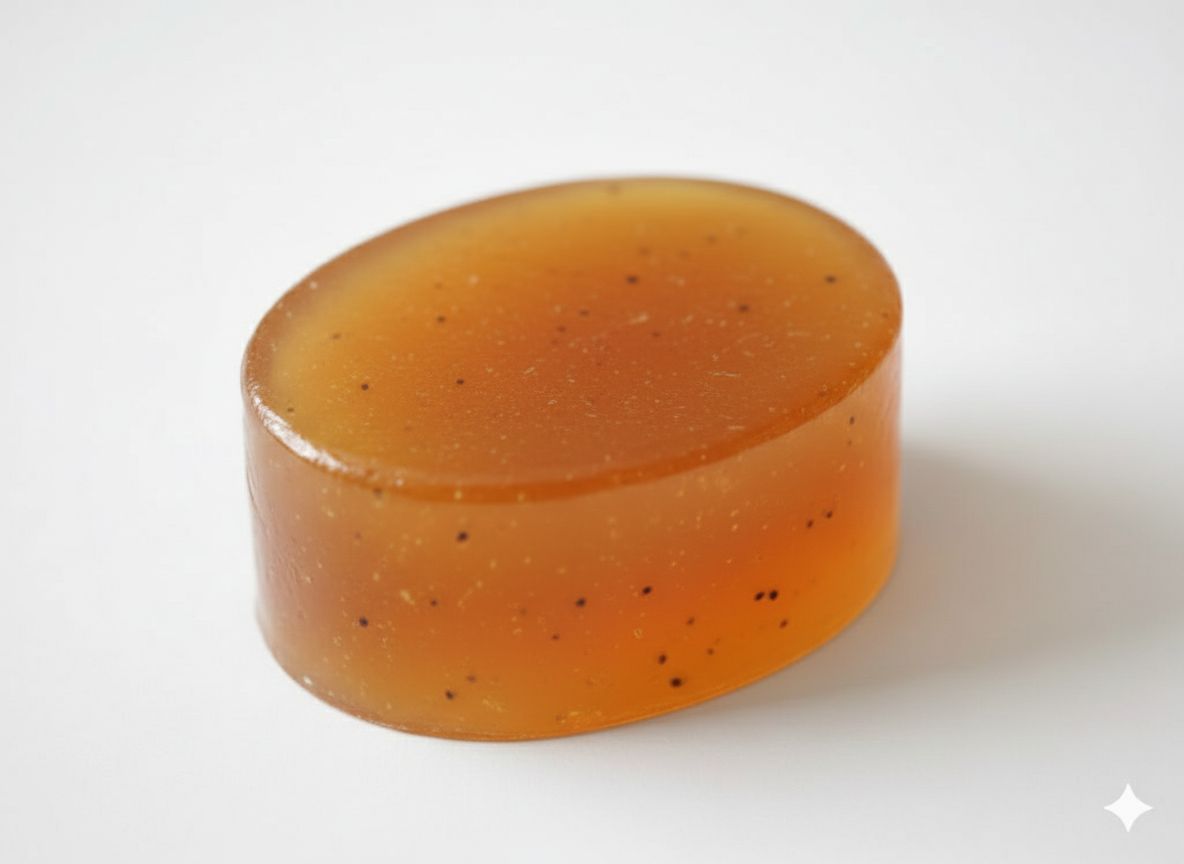 Laksh Herbal Products Orange Soap for Fresh and Glowing Skin 1 pc