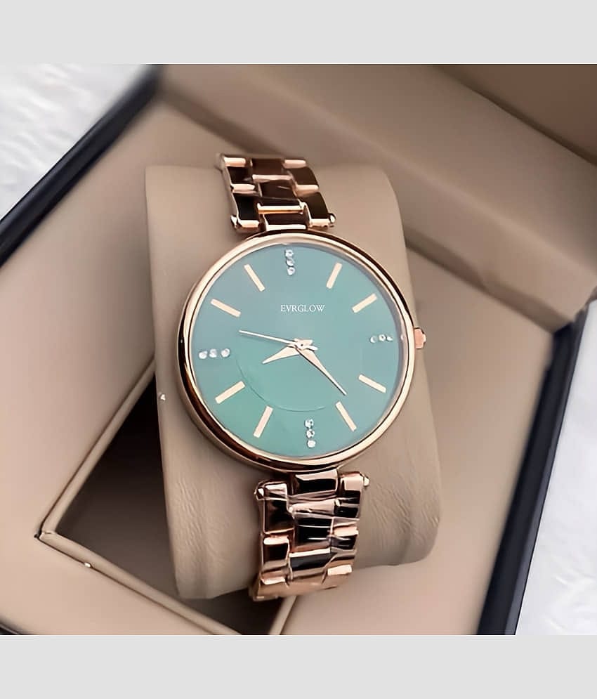 Trex Rose Gold Stainless Steel Analog Womens Watch