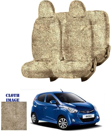 Hyundai Eon Beige 5 Seater Car Seat Cover